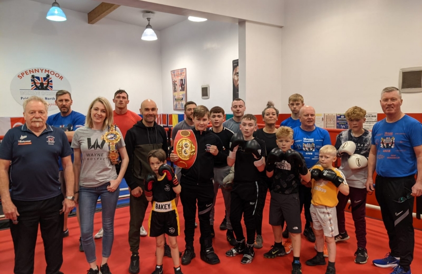 Dehenna with Spennymoor Boxing Academy 