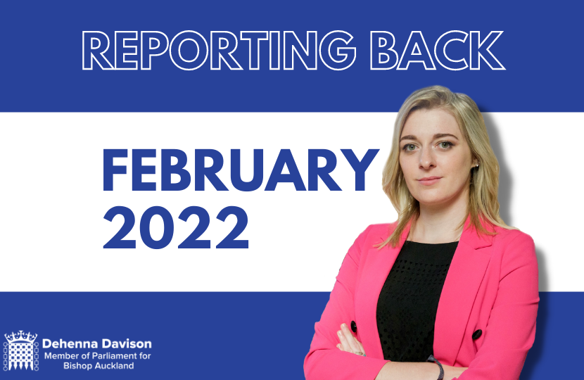 Dehenna Davison MP February Round-Up