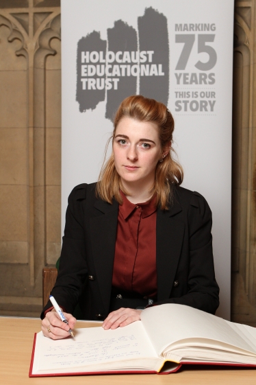Dehenna Davison has signed the Holocaust Educational Trust’s Book of Commitment ahead of today’s day of remembrance.